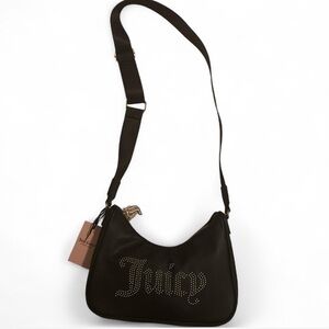 Juicy Couture Black Hobo Shoulder Bag